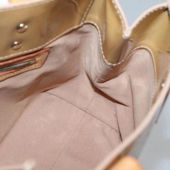 LOUIS VUITTON Monogram Vernis Reade PM Hand Bag Noisette M91334 LV Auth 134756 - Picture 12 of 16